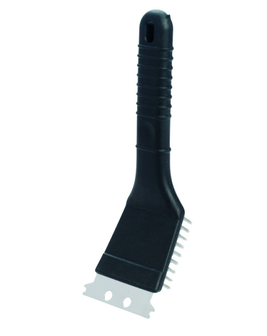 Grillmark Grill Brush With Scrapper Stainless Steel 9"L