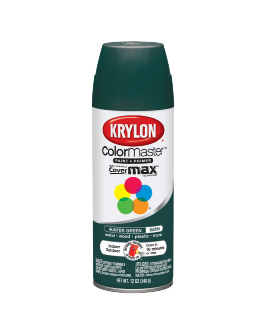 Krylon Spray Paint Satin Hunter Green 12Oz