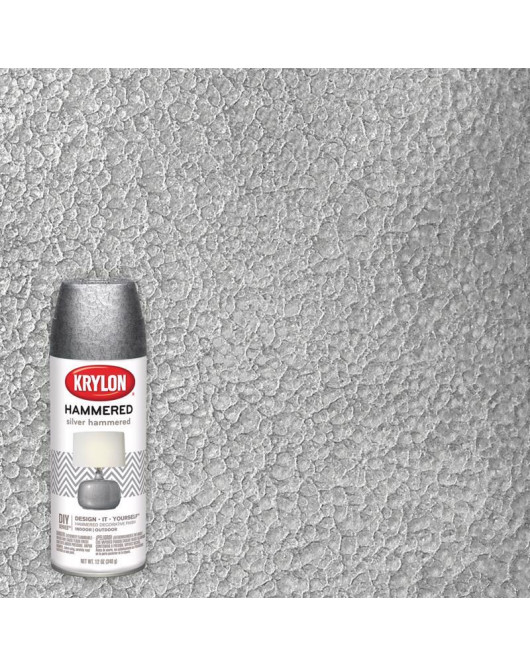 Krylon S/Pnt Hammered Silvr 12Oz Fusion Paint & Primer