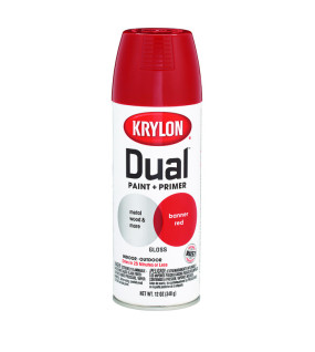 Krylon Spray Paint Dual Gloss Banner Red 12Oz