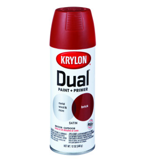 Krylon Spray Paint Dual Brick Satin 12Oz