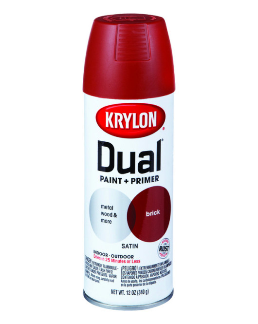 Krylon Spray Paint Dual Brick Satin 12Oz
