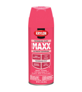 Krylon Spray Paint Covermax Watermelon Gloss 12Oz