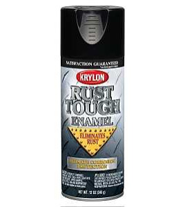 Krylon Rust Tough Gl Blk 12Oz