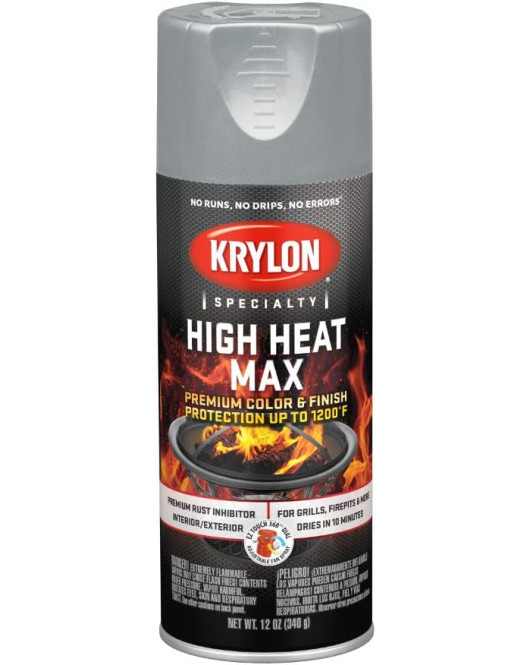 Krylon S/Paint Max Alu 12Oz   High Heat