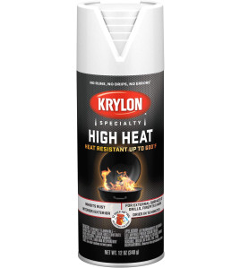 Krylon S/Paint Flt Wht 12Oz