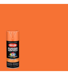 Krylon S/Pnt Fusion Pop Org 12Oz Popsicle Orange Gloss Paint &amp; Primer
