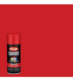 Krylon S/Pnt Fusion Rd Pepr 12Oz  Red Pepper Gloss Paint &amp; Primer