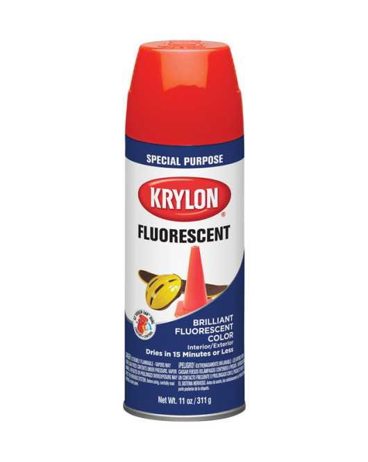 Krylon S/Pnt Fluor Org 11Oz  Fluorescent Colormaxx