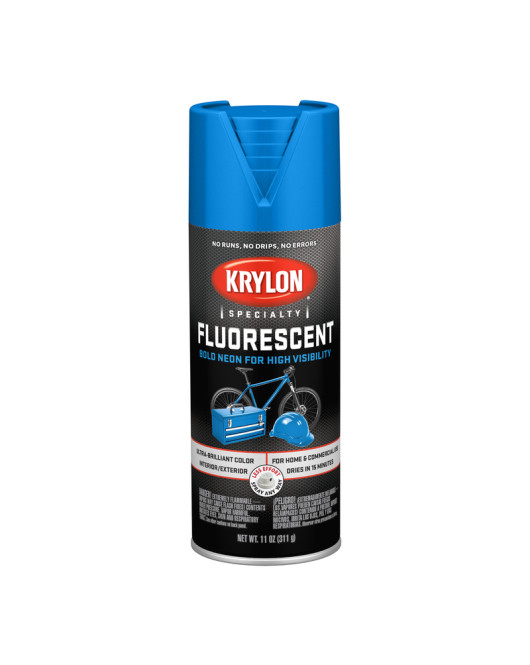 Krylon S/Pnt Fluor Blue 11Oz  Fluorescent Colormaxx