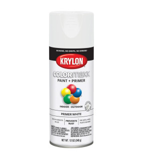 Krylon S/Pnt Primer Wht 12Oz Paint &amp; Primer Colormaxx