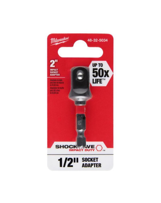 Milwaukee Socket Adapter 2"L