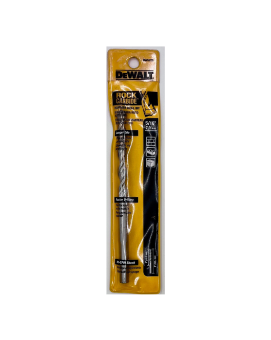 Dewalt DW5228 5/16"" x 6"" Premium Percusion Masonry Drill Bit