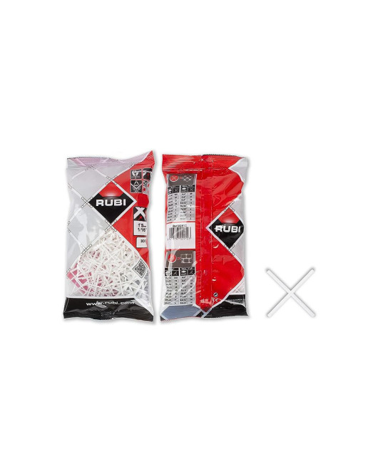 RUBI Tile Spacers 1/16in (1.5mm) 300pcs #02912