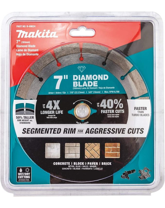 Makita Diamond Wheel 7" Seg