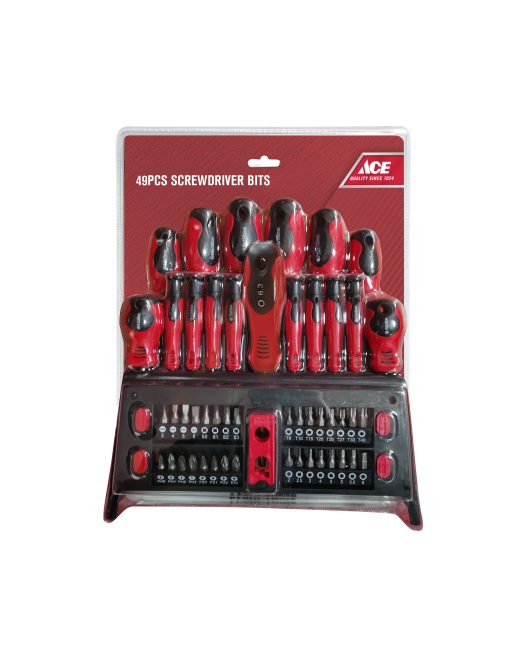 ACE 49PCS Screwdriver with Bits Set