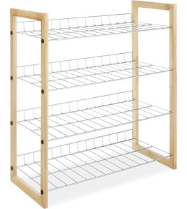 Whitmor Closet Shlv Wood/Chr 27.5 X 25W