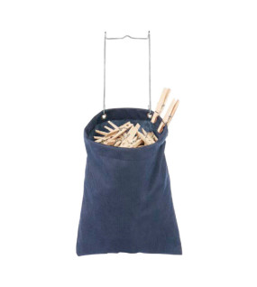 Whitmor Clothespin Bag Navy