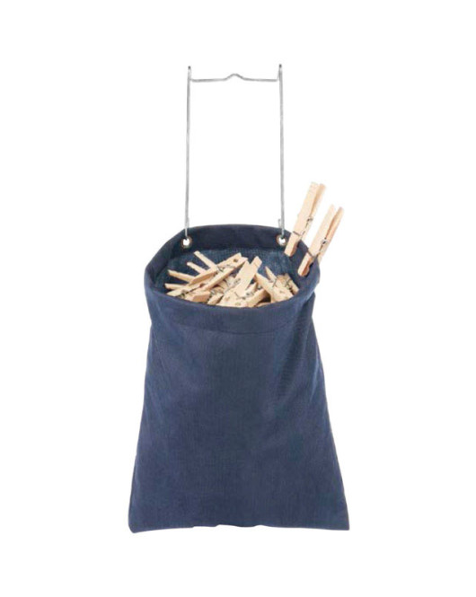 Whitmor Clothespin Bag Navy