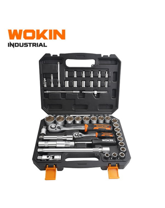 Wokin Ht Socket Set 1/4" & 1/2"Drset 45Pc In Plast