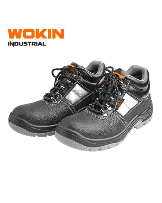 Wokin Boots Steel Tip Sz 7 1/2 Leather Safety