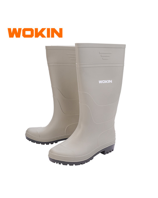 Wokin Boots Tall Soft Toe Sz #40 Pvc