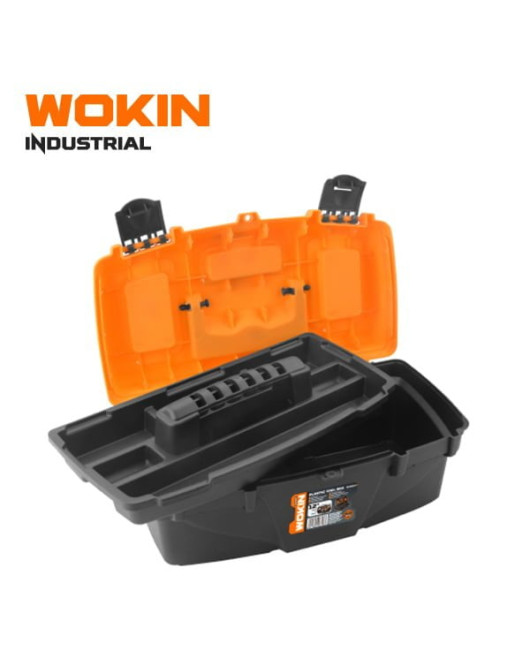 Wokin Tool Box W/Tray 12" Plastic