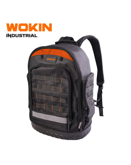 Wokin Tool Backpack Black 19"H 15"L X 7"W